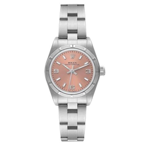 rolex donna inox con data